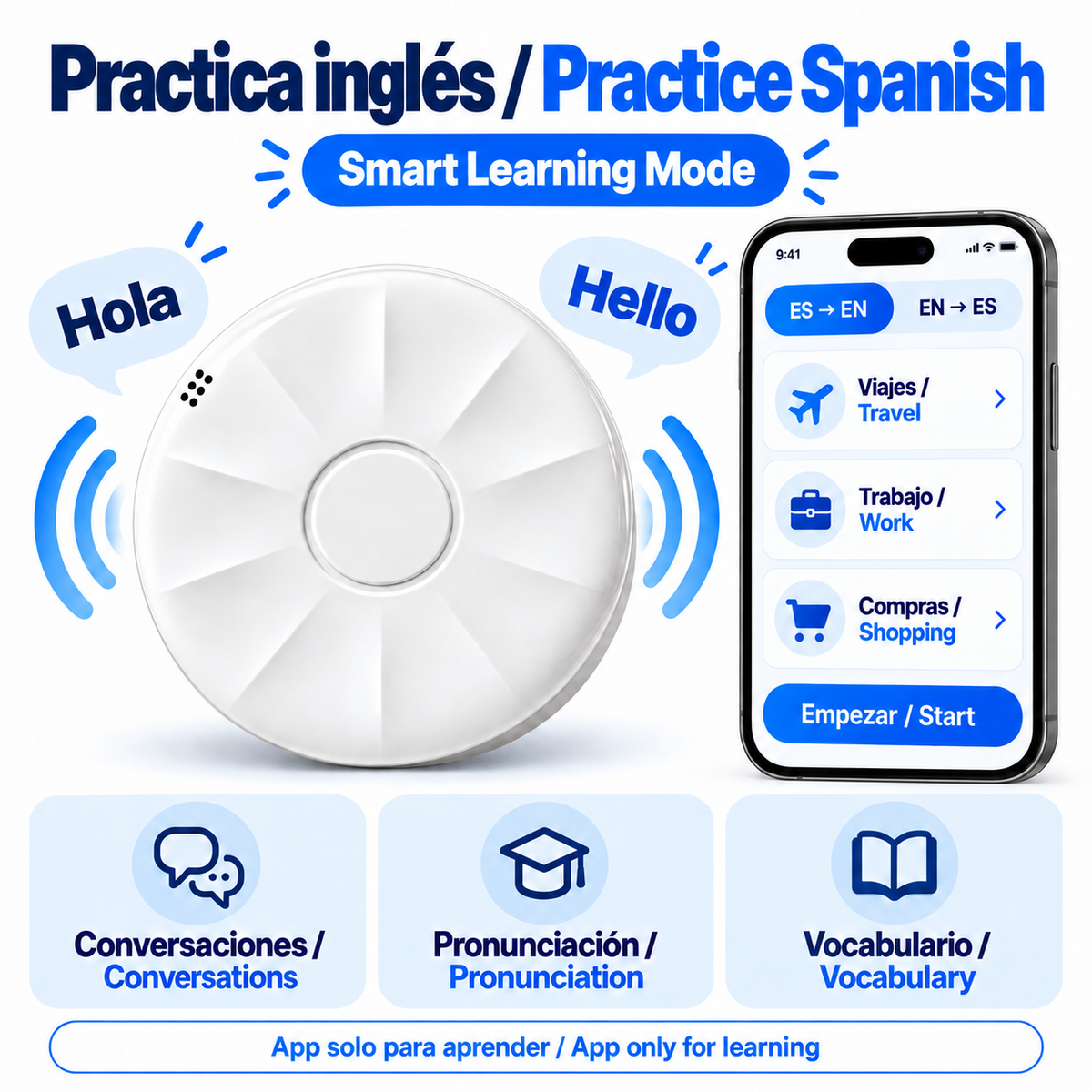 Voxa™ Wearable Language Tutor
